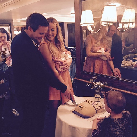 Jack Ashton and Helen George have a one Daughter